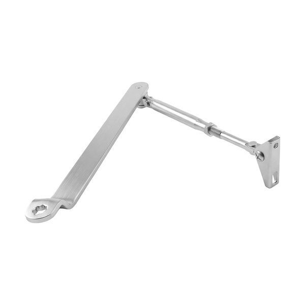 Коліно для доводчиків Dortec DT65ARM Silver з фіксацією дверей у відчиненому положенні 63-00049 фото