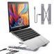 USB-C хаб-підставка 7-в-1 Choetech M57 HDMI 4K@30Hz, 2 USB 3.0, USB-C Data, USB-C PD 100W, SD-card, TF-card 43-00174 фото 2