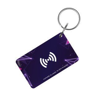 Ключ-брелок EM-Marine+Mifare Trinix Proximity-key EM+MF epoxy прямокутний 30*50 мм фіолетовий 69-00058 фото
