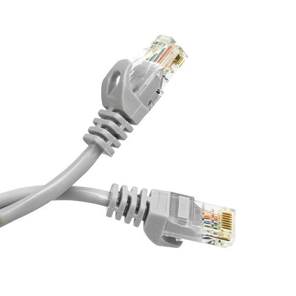 Патч-корд мережевий Trinix UTP, RJ-45, CAT.5 5m Gray 73-00626 фото