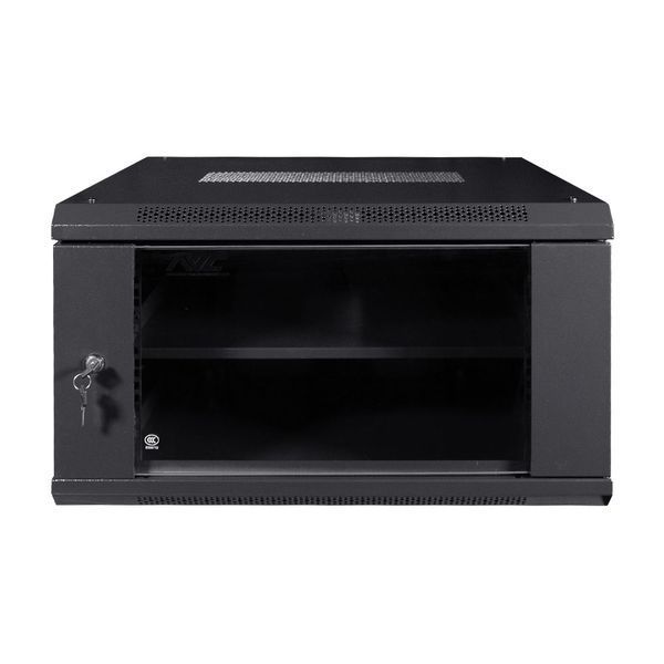 Комутаційна шафа NVC-6U/600x600x350 Black 25-00068 фото