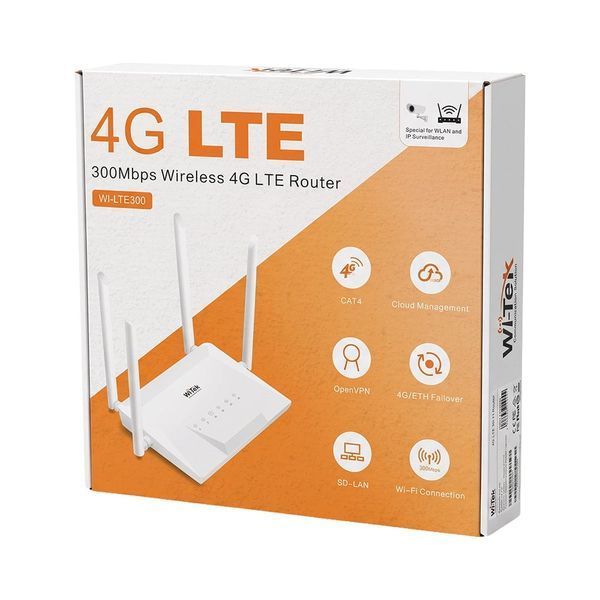 WiFi 4G LTE-маршрутизатор Wi-Tek WI-LTE300 V2 73-00264 фото