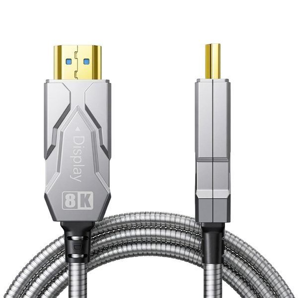 Кабель оптичний армований HDMI 2.1 70m Dtech DT-HF8070K 74-00152 фото