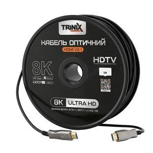 Кабель HDMI V2.1 оптичний 30м Trinix (AOC-HDMI8k-30m) 74-00157 фото