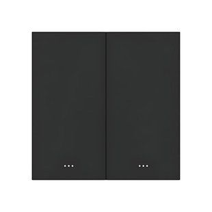 Розумний вимикач світла на 2 канали ZigBee Akubela SM-2G Black 00-00002832 фото