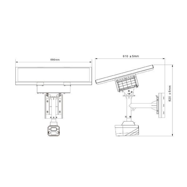 4G IP-відеокамера 4Mp TVT TD-9846SP1 f=2.8mm з сонячною батареєю, з мікрофоном, повнокольорова 77-00359 фото