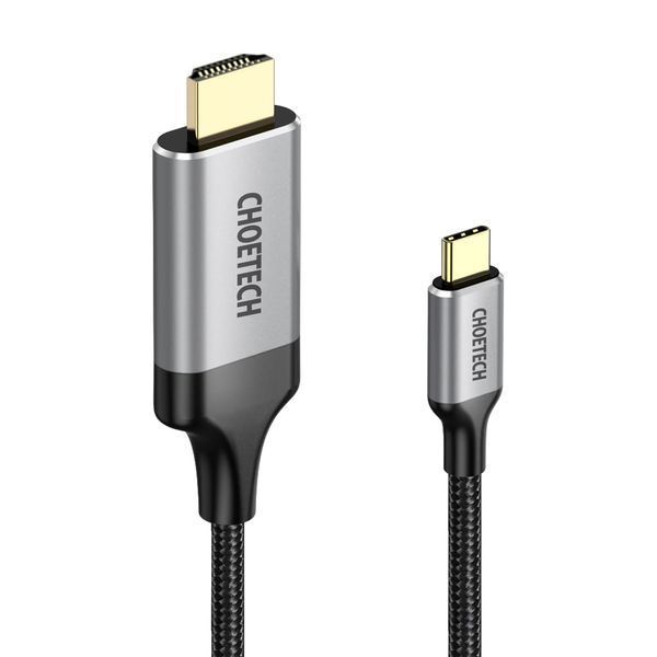 Кабель Choetech CH0021 Black USB-C to HDMI 4K@60Hz 1.8m 43-00177 фото