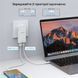 Мережевий зарядний пристрій Choetech PD6011 Ultra thin PD67W GAN A+C White 43-00155 фото 5