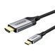 Кабель Choetech CH0021 Black USB-C to HDMI 4K@60Hz 1.8m 43-00177 фото 2