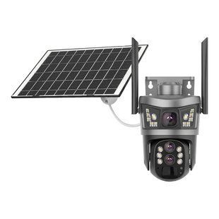 IP PTZ-відеокамера автономна з 4G та сонячною панеллю 3Mp+3Mp Light Vision VLC-9530IG10Z/2C3S (Solar) f=4+8mm, на акумуляторних батареях 75-00359 фото