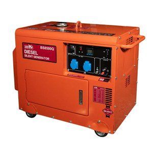 Генератор дизельний однофазний 5 кВт Bison BS8500Q 41-00412 фото