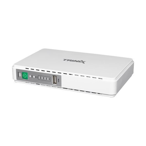 Джерело безперебійного живлення DC UPS Trinix TRX-MUPS-2512 5V/9V/12V/15V/24V/PoE, Li-ion 4*2.5Ah, для роутера і медіаконвертера 42-00148 фото