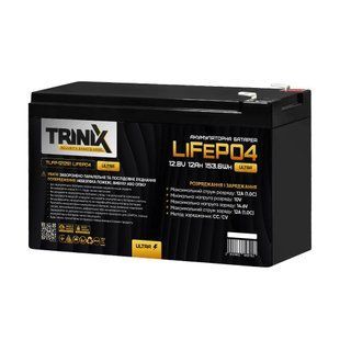 Акумуляторна батарея літій-залізо-фосфатна 12.8В 12А*год Trinix TLFP-1212S1 Ultra LiFePO4 44-00128 фото