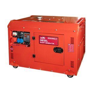 Генератор дизельний трифазний 6 кВт Bison BS8500Q-3 41-00413 фото