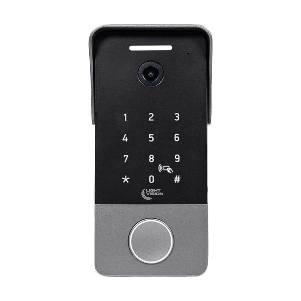 Відеопанель 2Mp Light Vision RIO FHD Silver зі зчитувачем Mifare та клавіатурою 82-00243 фото