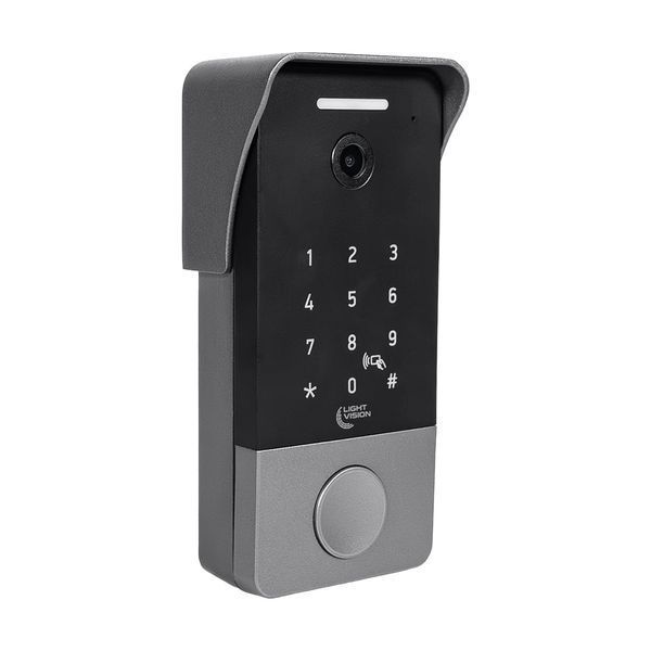 Відеопанель 2Mp Light Vision RIO FHD Silver зі зчитувачем Mifare та клавіатурою 82-00243 фото