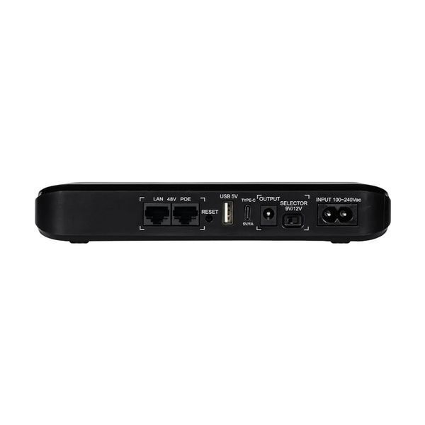 Джерело безперебійного живлення DC UPS Trinix TRX-MUPS-1812 Type-C 5V/9V/12V/48V/PoE, LiFePo4 4*5Ah, для роутера і медіаконвертера 42-00149 фото