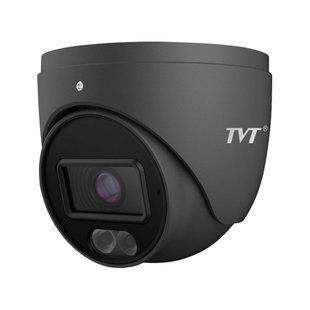 IP-відеокамера 6Mp TVT TD-9564E4 Black f=2.8mm, ІЧ+LED-підсвічування, з мікрофоном 77-00395 фото