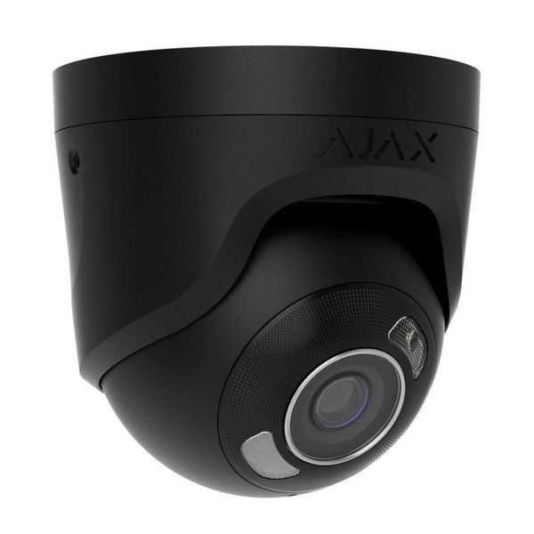IP-відеокамера 5Mp Ajax TurretCam HL Black f=4mm, ІЧ+LED-підсвічування, з мікрофоном 26-00669 фото