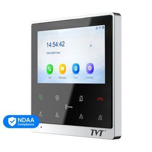 IP-відеодомофон з WiFi 4.3" TVT TE-VH1104S1-PTW 82-00413 фото