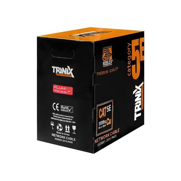 Кабель вита пара UTP CAT5E CU 0.51mm LDPE Outdoor Trinix 305m 33-00045 фото
