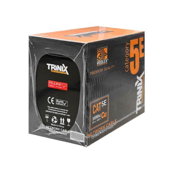 Кабель вита пара UTP CAT5E CU 0.51mm LDPE Outdoor Trinix 305m 33-00045 фото