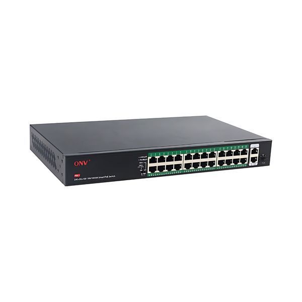 PoE-комутатор некерований 27-портовий ONV ONV-H1024PFD з 24 портами PoE 73-00067 фото