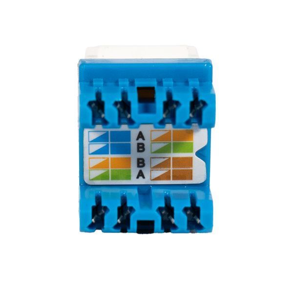 Модуль Keystone RJ45 NVC-KJ-04 CAT5/CAT6 74-00119 фото