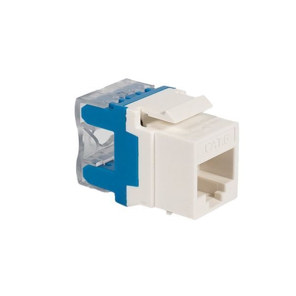 Модуль Keystone RJ45 NVC-KJ-04 CAT5/CAT6 74-00119 фото