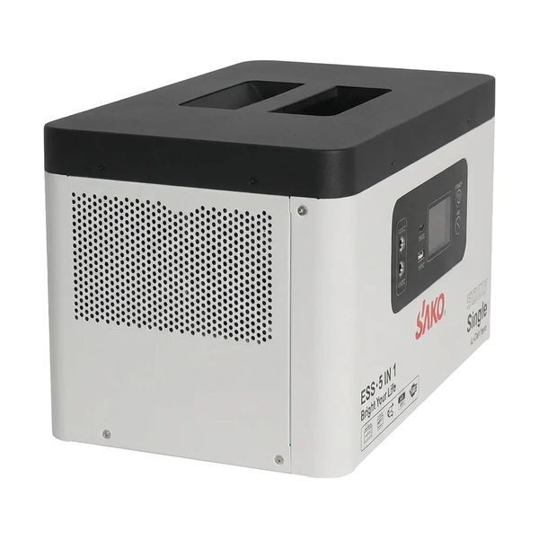 Портативна зарядна станція &ndash; система резервного живлення Sako Alpha-ESS-500W/1KWh. Потужність 500 Вт, енергоємність 1004.8 Вт*год, LifePO4 42-00308 фото