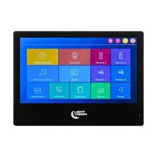 Відеодомофон 10" WiFi Tuya Light Vision SINGAPORE FHD Black 82-00233 фото