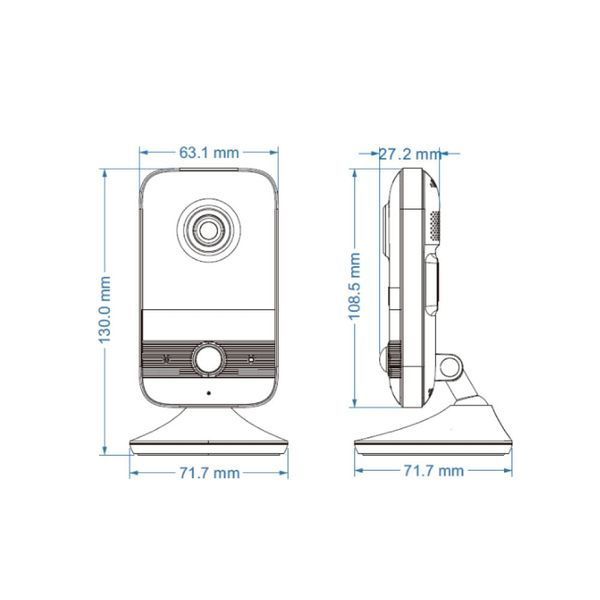 IP-відеокамера з WiFi 4Mp TVT TD-C14 f=2.1mm з мікрофоном 77-00397 фото