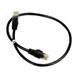 Патч-корд мережевий Trinix UTP, RJ-45, CAT.5 0.5m Black 73-00608 фото 1