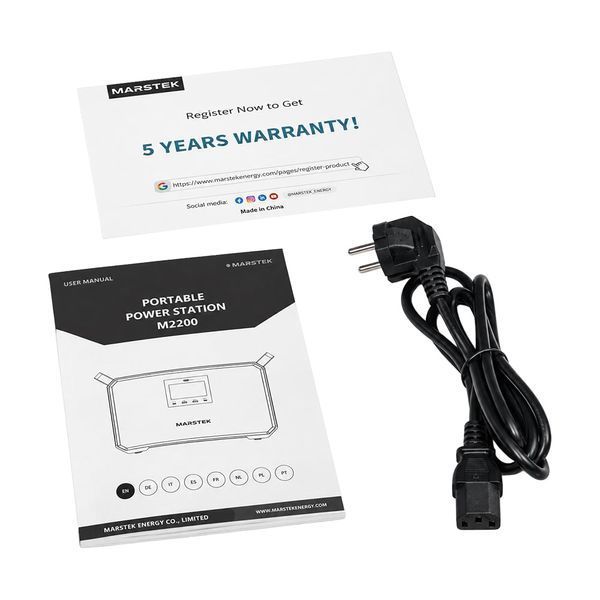 Портативна зарядна станція Marstek Mercury M2200 2400W 2240Wh 42-00329 фото