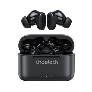 Бездротові навушники Choetech BH-T15 Black TWS, Bluetooth 5.2, ANC+ENC 43-00137 фото