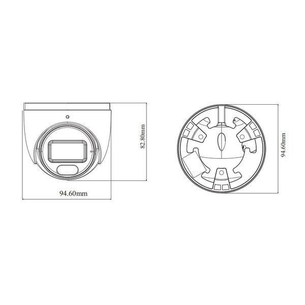 IP-відеокамера 6Mp TVT TD-9564S4-C f=2.8mm, ІЧ+LED-підсвічування, з мікрофоном 77-00363 фото