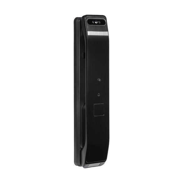 Замок біометричний автономний Trinix TRL-8804BTV Black L/R з Bluetooth та Wi-Fi, розпізнаванням облич, долоней, зчитувачем відбитків пальців і карт Mifare 65-00087 фото