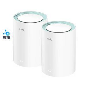 Маршрутизатор WiFi Mesh-система WiFi 5 Cudy M1300 2 штуки дводіапазонні гігабітні AC1200 73-00523 фото