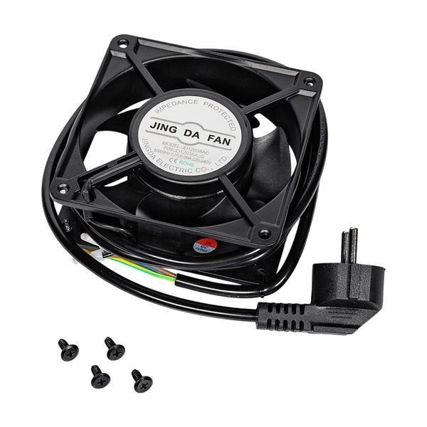 Вентилятор до комутаційних шаф Trinix TRX-FAN1 Black 25-00111 фото