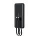 Повербанк 10000mAh Choetech B654 Black 22.5W QC3.0 PD3.0 вбудовані кабелі Type-C та Lightning 43-00147 фото 1
