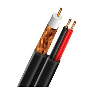 Кабель коаксіальний RG-59+2*0.5 CU 0.8mm Outdoor Trinix 305m 35-00032 фото