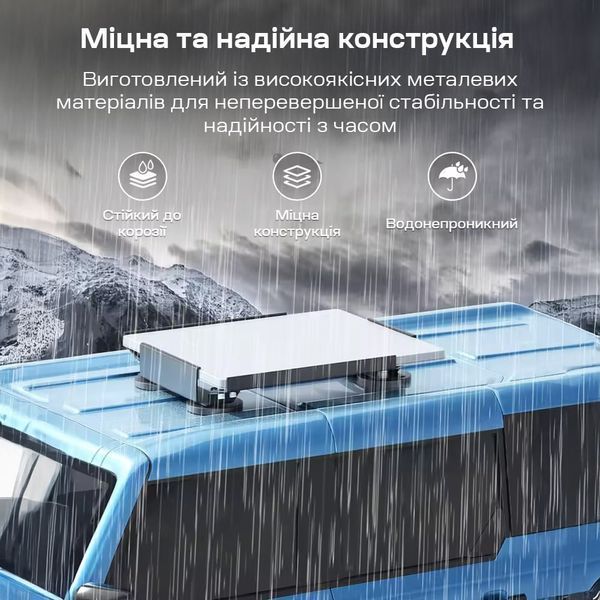 Кронштейн на магнітах E-NET SMM-02 White на дах автомобіля для Starlink Mini 73-00901 фото