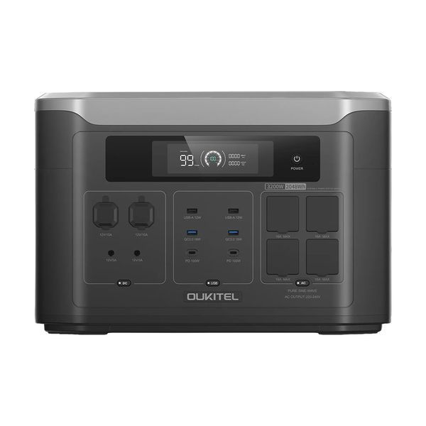 Портативна зарядна станція OUKITEL BP3000E 3200W 2048Wh 42-00280 фото