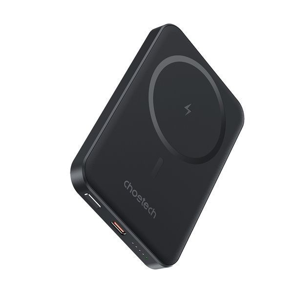 Повербанк 5000mAh Choetech B709 Black PD3.0 бездротова магнітна зарядка 43-00148 фото