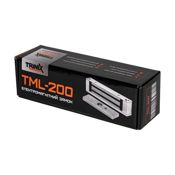 Замок електромагнітний накладний Trinix TML-200 200kg 66-00006 фото