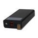 Повербанк 20000mAh Power Bank Kraft TPB-2320 Black 22.5W QC3.0 LED-ліхтар 43-00031 фото 6