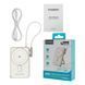Повербанк 10000mAh Choetech B735 White QC3.0 PD3.0 бездротова магнітна зарядка, вбудований кабель, підставка 43-00150 фото 3