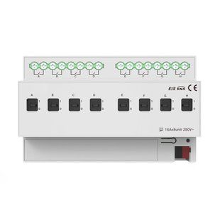 Модуль перемикачів на 8 каналів, 16A, KNX Akubela KXAC-B1R8A16 00-00002687 фото