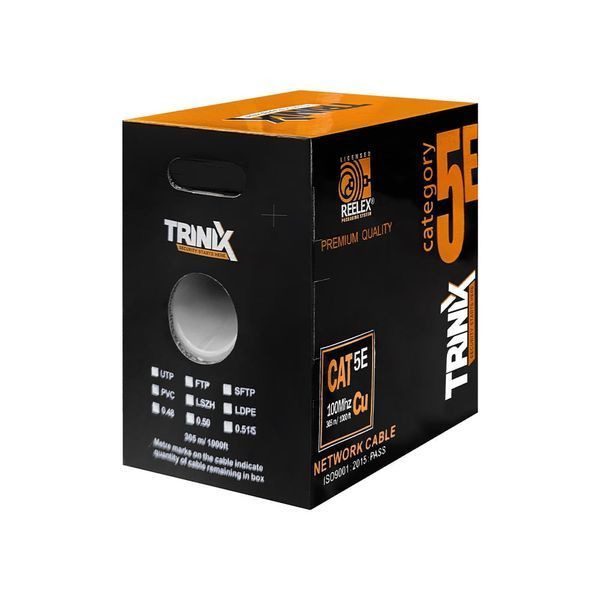 Кабель вита пара FTP CAT5E CU 0.51mm LDPE Outdoor Trinix 305m 33-00040 фото