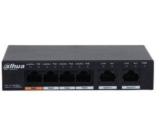 PoE комутатор DH-PFS3006-4GT-60 Dahua 99-00003467 фото